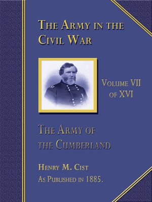 cover image of The Army of the Cumberland, Volume 7 of 16